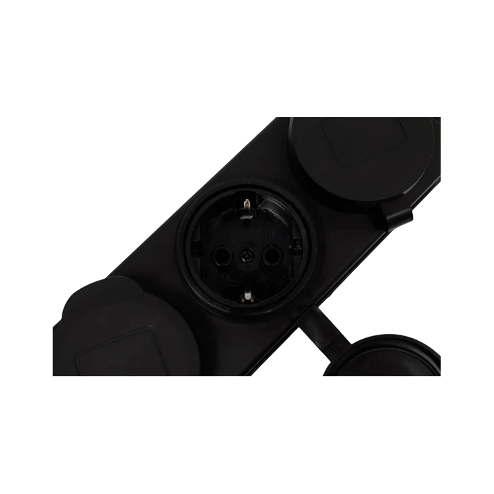 Колодка каучук с заземлением с крышкой ARTSUN K4E-B-IP44 Колодка каучук с заземлением с крышкой ARTSUN K4E-B-IP44
