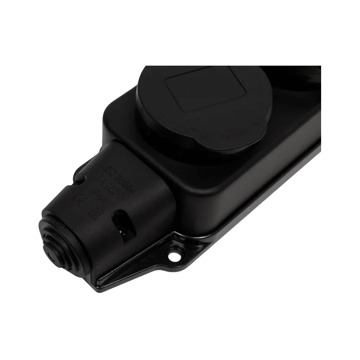 Колодка каучук с заземлением с крышкой ARTSUN K4E-B-IP44 Колодка каучук с заземлением с крышкой ARTSUN K4E-B-IP44